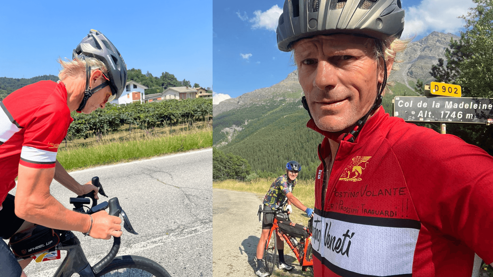 Le salite della vita “senza mai moear” e un tumore affrontato pedalando: la storia di Andrea Cervi