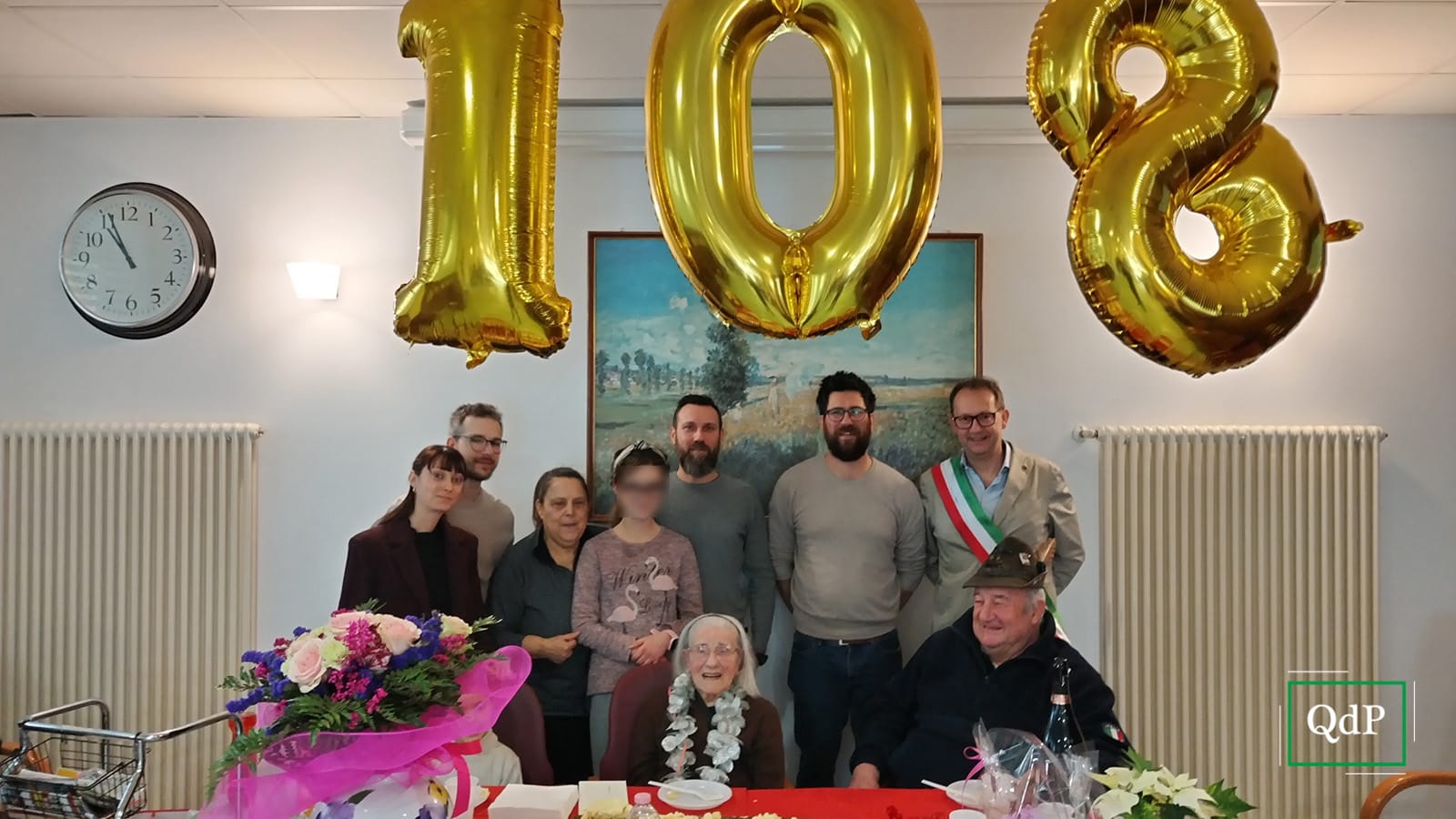 Fiorina Della Libera compie 108 anni. “Il segreto? Poco cibo e farsi i fatti propri”