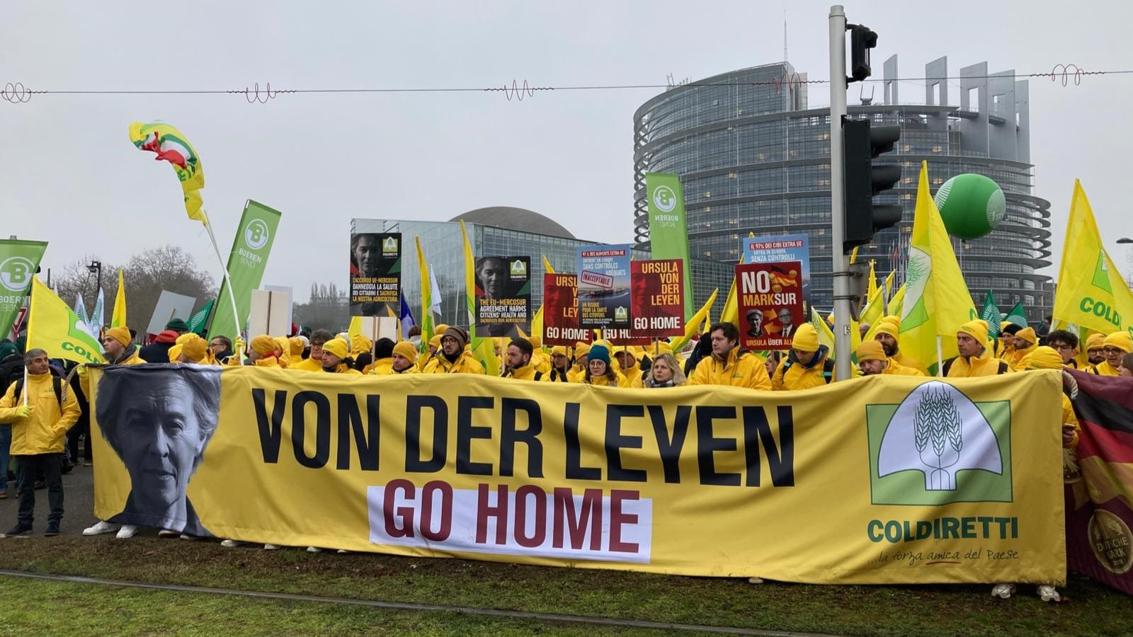 Coldiretti Treviso oggi a Strasburgo: più controlli e stop alle importazioni sleali