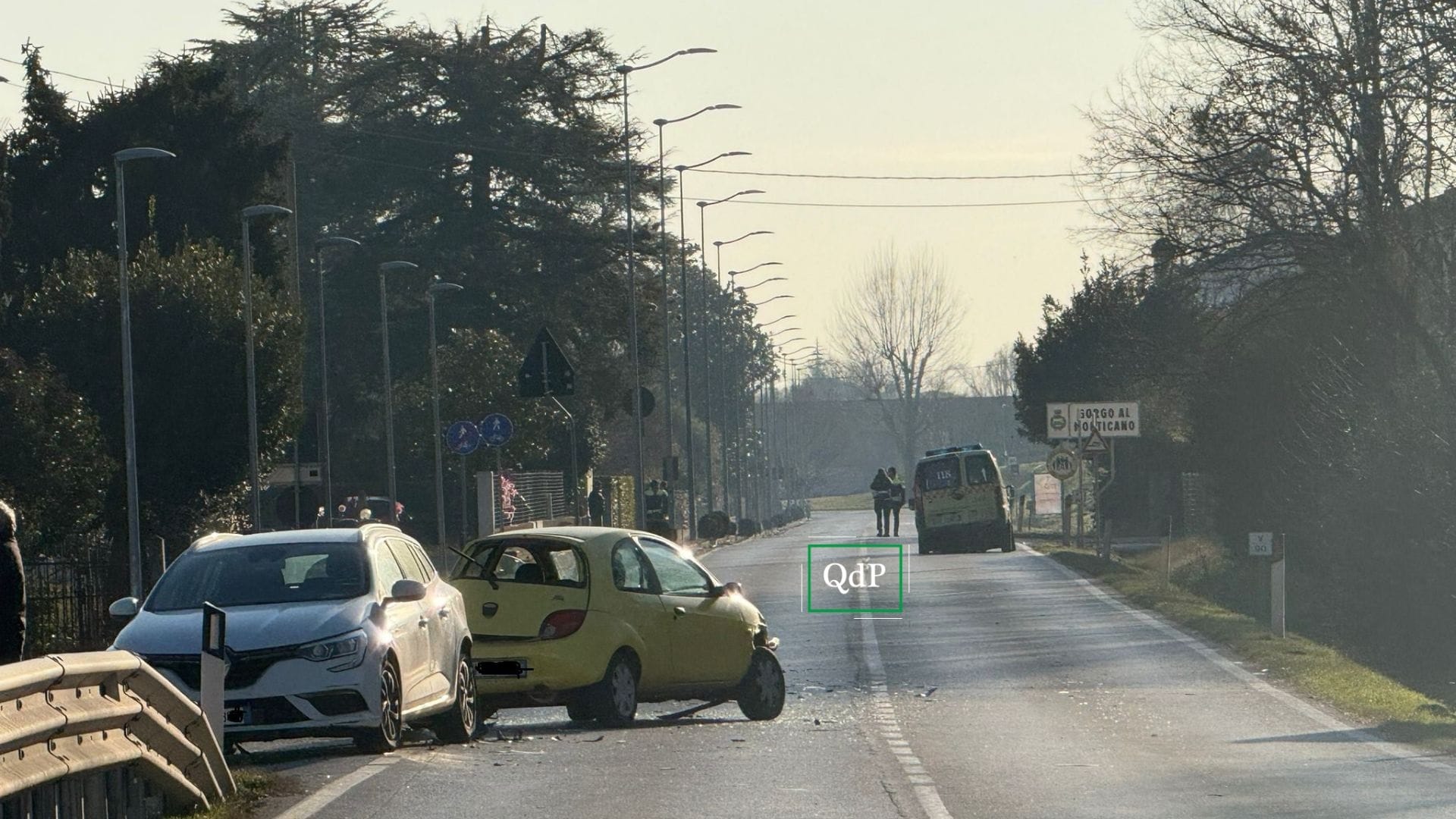 Incidente in Postumia, coinvolto un mezzo del 118