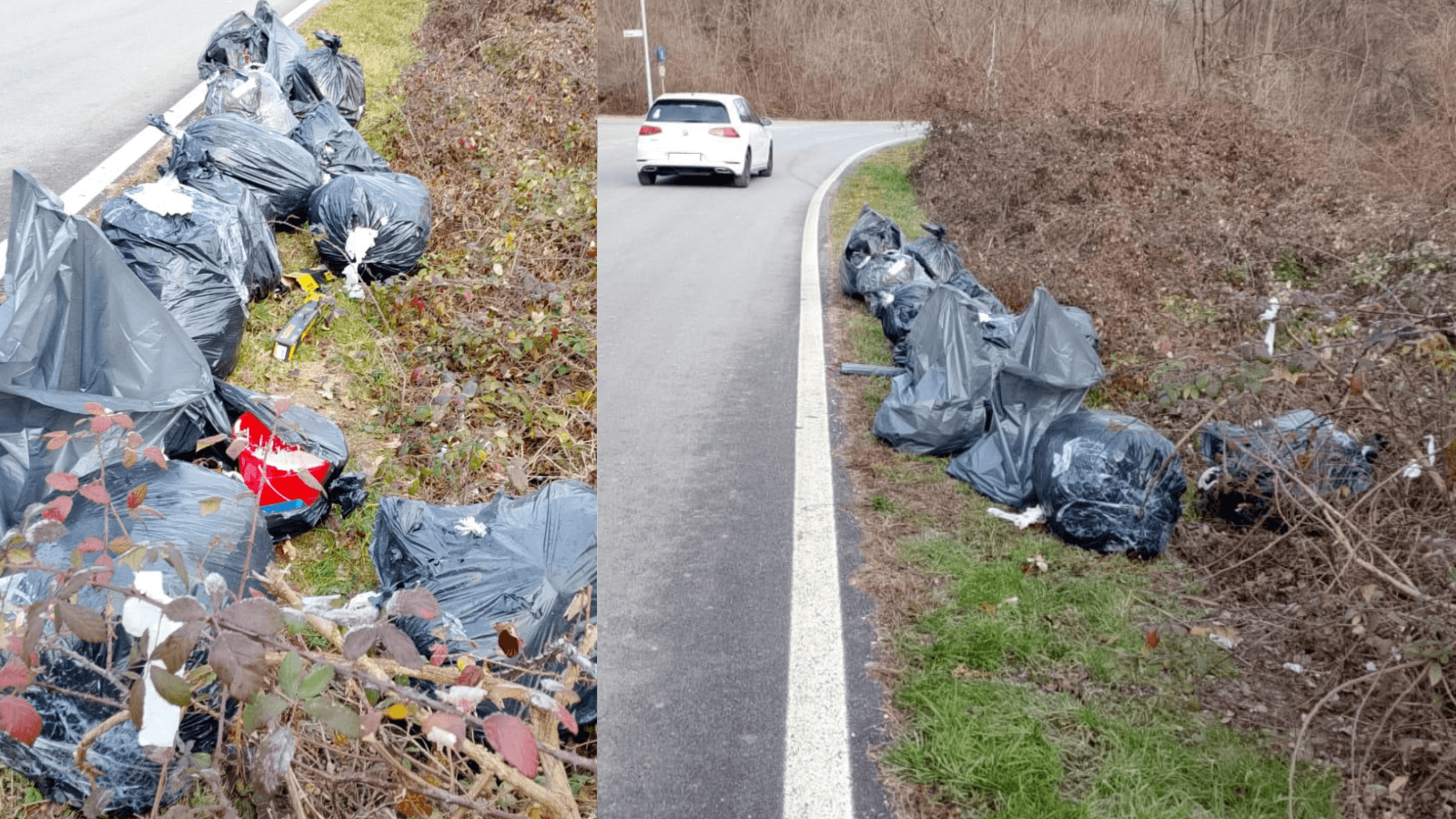 Maxi abbandono di rifiuti in via Toti dal Monte: “Vergognoso, pagheranno il massimo per ogni sacco”
