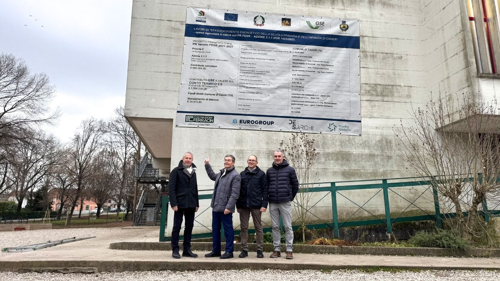 Al via i lavori di efficientamento energetico della scuola primaria e d’infanzia